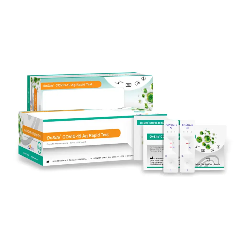 Khay thử xét nghiệm định tính kháng nguyên vi rút SARS-CoV-2 [Onsite® Covid-19 Ag Rapid Test]