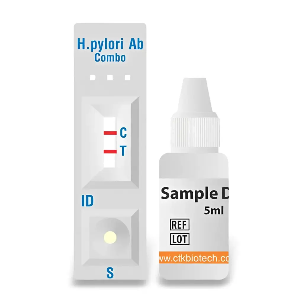 Khay thử xét nghiệm định tính kháng thể kháng H. pylori [Onsite® H.Pylori Ab Combo Rapid Test]