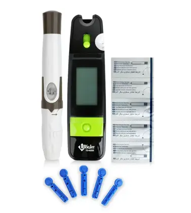 G030201-B3: 01 máy đo đường huyết Uright™ TD-4265, 25 kim chích máu, 01 x hộp 25 que thử (đóng vỉ)