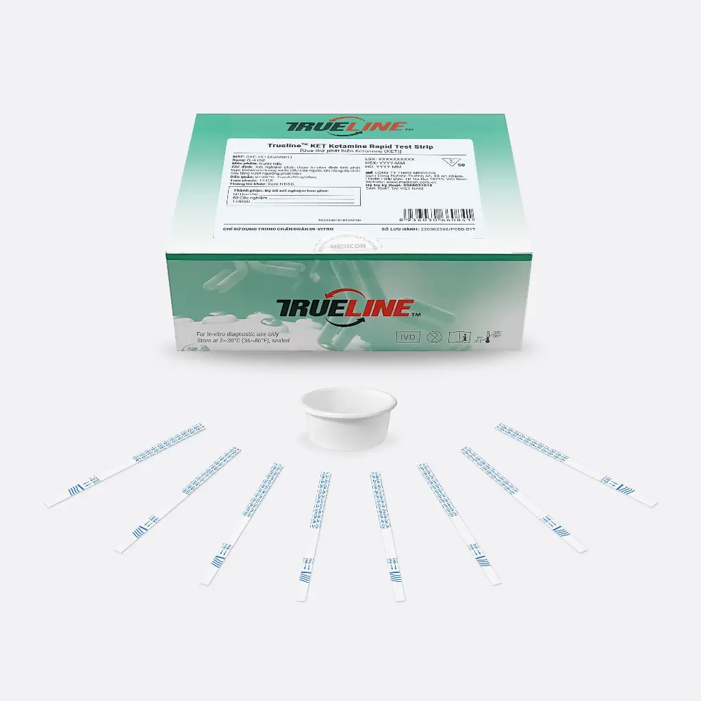 Trueline™ KET Ketamine Rapid Test Strip (Hộp 5 Test)