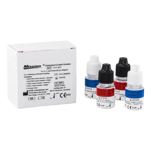 [C121-5011] Dung dịch chứng dùng cho máy đo cholesterol [Mission® Ultra Cholesterol Control Solution]