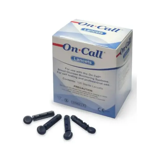 [G124-10A] Kim chích máu [On Call® Lancets]  (Hộp 100)