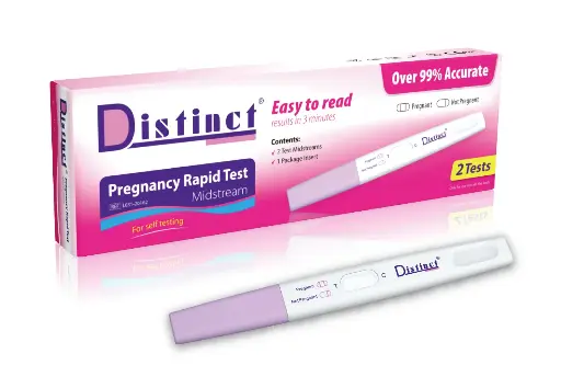 [L031-20162] Bút thử xét nghiệm định tính hCG (Pregnancy Rapid Test Midstream) (Box 1)