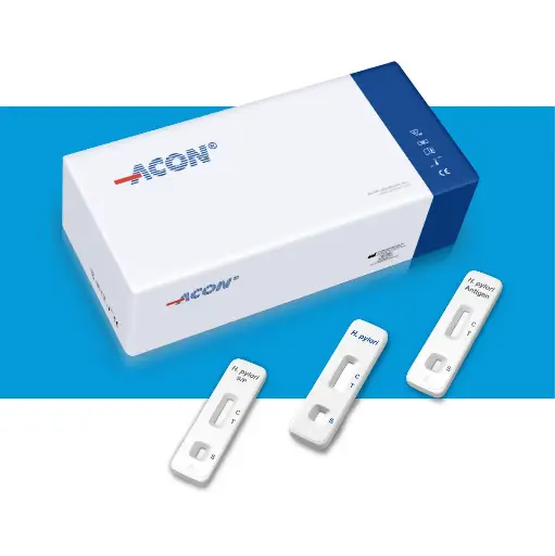 [L031-10621] Khay thử xét nghiệm định tính kháng thể kháng H.pylori [ACON® H. pylori Antibody Rapid Test Cassette (Serum/Plasma/Whole Blood)]