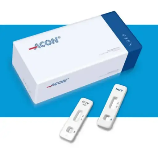 [L031-10321] Que thử xét nghiệm định tính kháng thể kháng HCV [ACON® HCV Rapid Test Strip (Serum/Plasma/Whole Blood)]