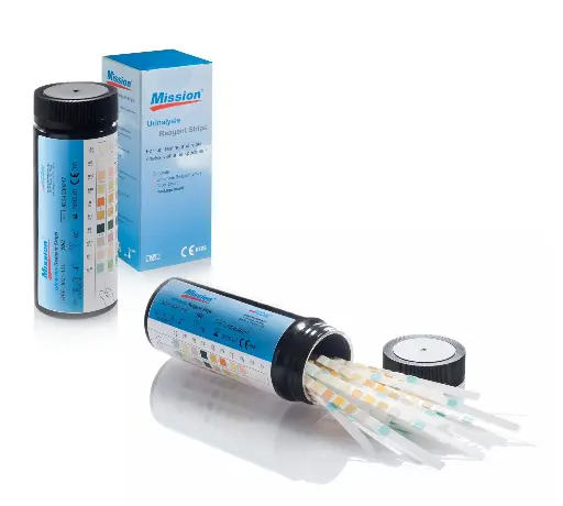 [U031-141] Que thử phân tích nước tiểu 14 thông số [Mission® Urinalysis Reagent Strips (14 parameters)]