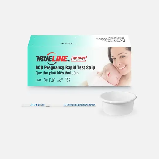 Trueline™ hCG Pregnancy Rapid Test Strip (Hộp 1 Test)