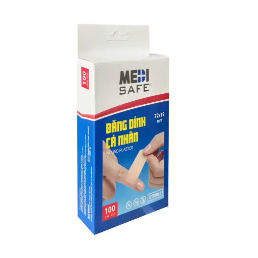 Băng dính cá nhân [Medisafe® Wound Plaster] (Hộp 100)