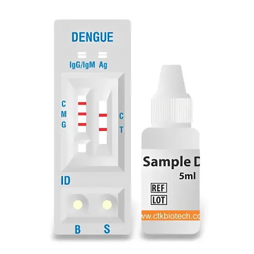 [R0062C] Khay thử xét nghiệm định tính kháng nguyên Dengue và kháng thể IgM, IgG kháng Dengue [OnSite® Duo Dengue Ag-IgG/IgM Rapid Test] (Hộp 30)