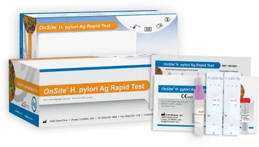 [R0192C] Khay thử xét nghiệm định tính kháng nguyên H. pylori [Onsite® H.Pylori Ag Rapid Test]