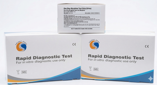 [GBMOP-101a] Que thử xét nghiệm định tính Morphine (One Step Morphine Test (Urine)) (100 xét nghiệm/hộp)