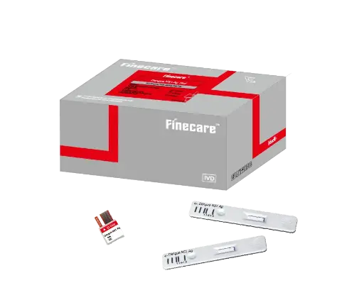 [W282P0001] Thuốc thử xét nghiệm định tính kháng nguyên Dengue NS1 [Finecare™ Dengue NS1 Ag Test] (Hộp 25)