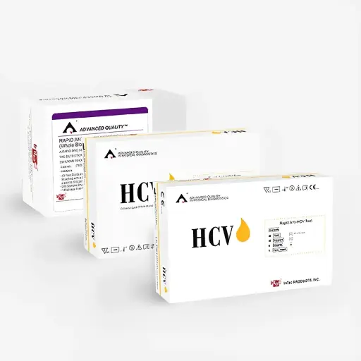 Khay thử xét nghiệm định tính kháng thể kháng HCV [Advanced Quality™ Rapid Anti-HCV Test]