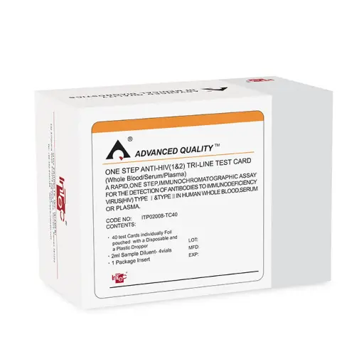 Khay thử xét nghiệm định tính kháng thể kháng HIV 1&2 [Advanced Quality™ Rapid Anti-HIV (1&2) Test]