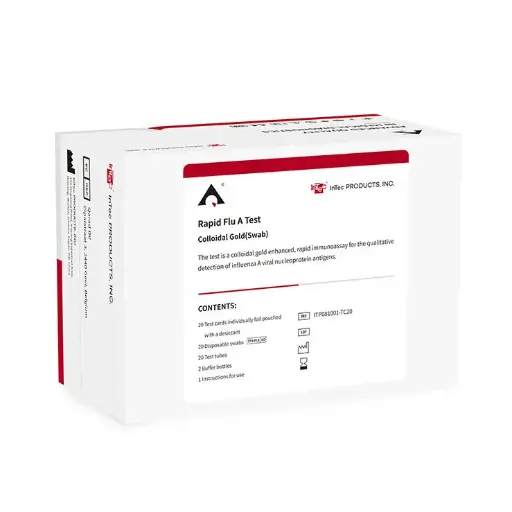 [ITP081003-TC20] Khay thử xét nghiệm định tính kháng nguyên cúm A và cúm B [Advanced Quality™ Rapid Flu A/B Test] (Hộp 20)