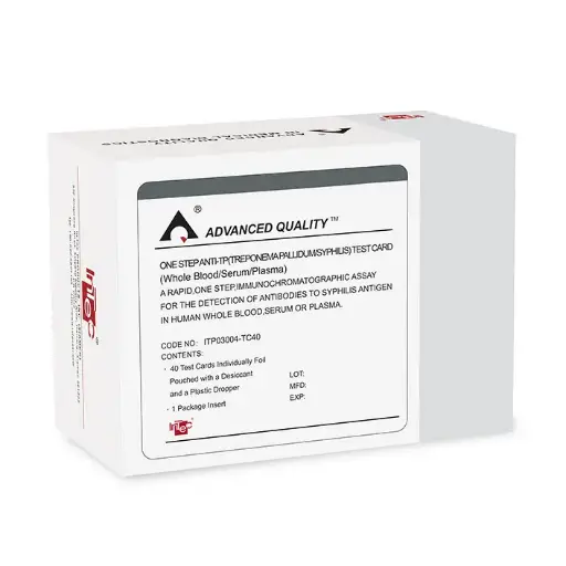 Que thử xét nghiệm định tính kháng thể kháng Syphilis [Advanced Quality™ Diagnostic Kit for Antibody to Treponema Pallidum (Colloidal Gold)]