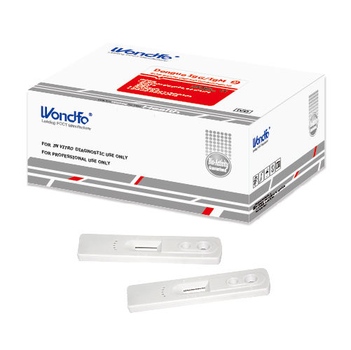 [W109-C] Khay thử xét nghiệm định tính kháng thể IgM, IgG kháng Dengue [Wondfo - One Step Dengue IgG/IgM Whole Blood/Serum/Plasma Test] (Hộp 25)