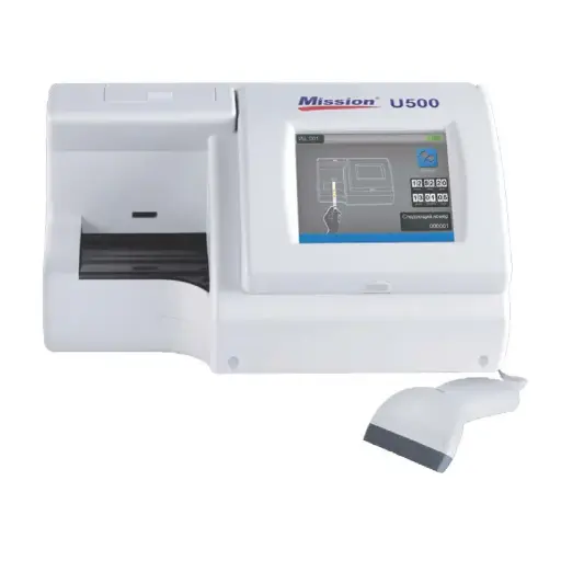 [G020303] G020303: 01 Máy phân tích nước tiểu Mission® U500, 01 x hộp 100 que thử Mission® 11 thông số (đóng lọ) (Gói 1)